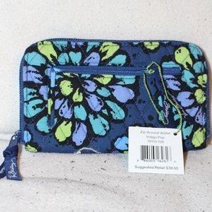 NWT Vera Bradley Zip Around Wallet